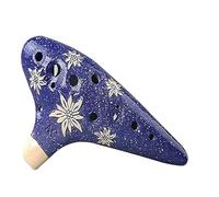 Ocarinas Ocarina 12 agujeros Alto C Ocarina instrumento de juego adecuado for principiantes amantes de la música instrumento musical Clásico(Blu)