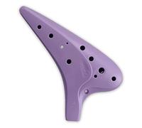 ocarinas Ocarina 12 agujeros resina tono medio C Ac Ocarina instrumento de juego entrada estudiante adulto instrumento portátil Decoración hogareña(Purple)