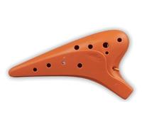 Ocarinas Ocarina 12 agujeros resina tono medio C Ac Ocarina instrumento de juego entrada estudiante adulto instrumento portátil Clásico(Orange)