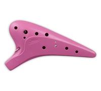 ocarinas Ocarina 12 agujeros resina tono medio C Ac Ocarina instrumento de juego entrada estudiante adulto instrumento portátil Decoración hogareña(Pink)