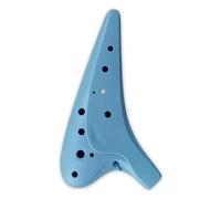 ocarinas Ocarina 12 agujeros resina tono medio C Ac Ocarina instrumento de juego entrada estudiante adulto instrumento portátil Decoración hogareña(Blu)