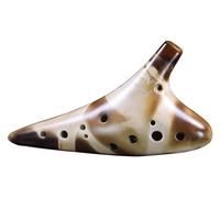 Ocarinas Ocarina 12 hoyos Alto Ac Tune Ocarina principiante profesional for niños silbato Ocarina instrumento de viento Clásico