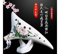 Ocarinas Ocarina 12 hoyos principiante Introducción Songyin Alto C 12 agujeros AC profesional Seis Tao Xun tocando 6 instrumentos (Color: #5) (#6)