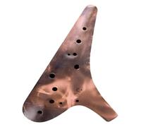 Ocarinas Ocarina Ac de 12 hoyos, laca de tono medio en tono C, Ocarina artesanal colorida for principiantes y estudiantes adultos for tocar instrumentos musicales Clásico (Color : A)