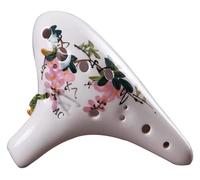 ocarinas Ocarina Ac Tune de tono medio de 12 orificios con cordón Ocarina es adecuada for principiantes for tocar instrumentos musicales Decoración hogareña