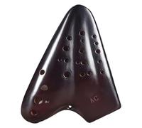 Ocarinas Ocarina Alto C Tune Ac Ocarina profesional ahumada de tres tubos adecuada for principiantes y adultos tocando instrumentos profesionales Clásico