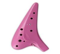 Ocarinas Ocarina C-Tune de tono medio de 12 orificios Ocarina de plástico duradera y respetuosa con el medio ambiente for estudiantes principiantes a tocar instrumentos musicales Clásico(Pink,S)