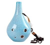 Ocarinas Ocarina Cerámica Hecha A Mano 6 Agujeros Alto C Tono Principiante AC Ocarina Instrumento Musical Ocarina es Adecuado for Adultos, Niños Clásico