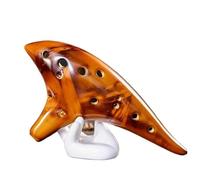 Ocarinas Ocarina clásica de 12 agujeros, Alto C, Ocarina de cerámica esmaltada brillante, instrumento Musical adecuado for adultos principiantes Clásico