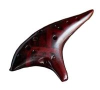 ocarinas Ocarina clásica de 12 agujeros, instrumento de viento de madera Alto Cocarina, adecuado for principiantes, regalo de cumpleaños creativo for adultos Decoración hogareña