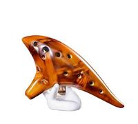 Ocarinas Ocarina clásica de 12 agujeros, instrumento de viento de madera Alto Cocarina, adecuado for principiantes, regalo de cumpleaños creativo for adultos Clásico