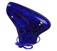 Ocarinas Ocarina clásica y duradera, instrumento Musical de Ocarina Alto C de tres tubos for artistas industriales, estudiantes, adultos, regalo for principiantes Gente(Blu)