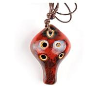 Ocarinas Ocarina colorida de 6 agujeros, estilo creativo de moda, Ocarina de cerámica Alto C for niños, adultos, aprendizaje, principiantes, regalo de cumpleaños Clásico