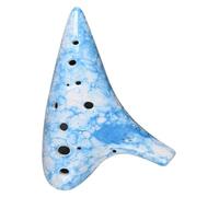 Ocarinas Ocarina de 12 agujeros con aspecto fino agrietado Alto C Ac tono Ocarina de cerámica instrumento de juego for principiantes adultos niños Clásico