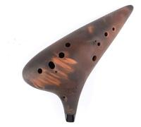 Ocarinas Ocarina de 12 agujeros, Ocarina marrón ahumada, entrada for principiantes, estudiante, Ocarina, instrumento Musical, regalo de cumpleaños creativo Clásico
