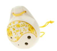 ocarinas Ocarina de 6 agujeros de tono medio tono C con cordón Ocarina tocando instrumento Musical adulto principiante estudiante Ocarina Colecciona