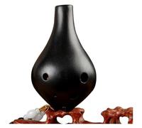 Ocarinas Ocarina de 6 orificios de tono medio, tono C, Ocarina negra, instrumento Musical profesional de Ocarina for niños, regalo for músicos principiantes Gente