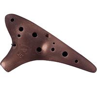 Ocarinas, Ocarina de arcilla ahumada C (SC) de tono alto de 12 agujeros, instrumento de flauta con forma de submarino creativo, bolsa de tela + cordón + materiales didácticos