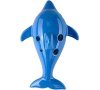 Ocarinas, Ocarina de cerámica con forma de delfín de dibujos animados creativos 6 agujeros Alto C (AC), los estudiantes de primaria aprenden a practicar instrumentos de flauta, regalos for niños peque