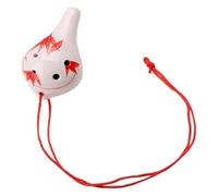 ocarinas Ocarina de cerámica portátil de 6 agujeros, instrumento profesional de flauta afinada de Alto CA for adultos, estudiantes, principiantes, regalo de cumpleaños Decoración hogareña