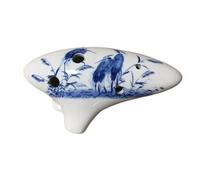 Ocarinas Ocarina de porcelana azul y blanca Ac de tono medio de 6 orificios for que los estudiantes principiantes toquen un instrumento musical conveniente Clásico