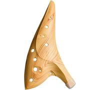 Ocarinas, Ocarina de resina de grano de madera de tono AC Alto de 12 agujeros, modelado submarino creativo, los principiantes aprenden a tocar un instrumento de viento