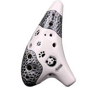 Ocarinas, Ocarina de terracota de un solo tubo de 12 orificios con patrón de panda pintado a mano for principiantes, instrumento de viento nacional de estilo submarino creativo, regalos for amantes de