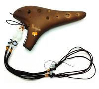 Ocarinas Ocarina de tono alto de 12 agujeros 12sc/sg/sf, Ocarina ahumada portátil for adultos y estudiantes, instrumento de Ocarina fácil de aprender, regalo Clásico