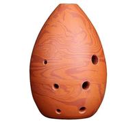 Ocarinas Ocarina Instrumento de viento en forma de pera de ocho agujeros Entrada Xun Entonación Ocarina negra Tallada a mano Instrumento exquisito Ocarina Clásico