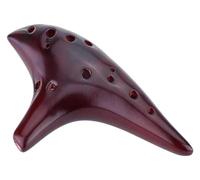 Ocarinas Ocarina Ocarina Alto C de cerámica de 12 agujeros, instrumento musical ahumado, instrumento musical con partituras for principiantes Clásico