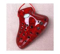 Ocarinas Ocarina Ocarina Alto C de plástico de tres tubos es adecuada for principiantes, adultos y jugadores profesionales for practicar y usar Gente(Green)