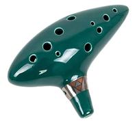 Ocarinas Ocarina Ocarina C de tono medio de 12 agujeros con banda for el cuello adecuada for adultos principiantes músico Ocarina instrumento folclórico Clásico