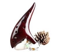 Ocarinas Ocarina Ocarina de cerámica de 12 agujeros, tono medio, tono C, Ocarina clásica for principiantes, enseñanza de Ocarina for tocar un instrumento musical Clásico