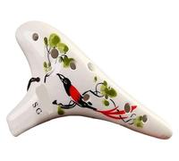 Ocarinas Ocarina Ocarina Ocarina de tono alto de 12 agujeros, instrumento Musical folclórico profesional for tocar Ocarina, adecuado for principiantes Clásico