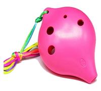 Ocarinas Ocarina Plástico 6 Agujeros Ocarina of Time Mini Flauta Hecha a Mano Soprano C Instrumentos Musicales Ocarina Regalos (Color : E) Clásico(Pink)