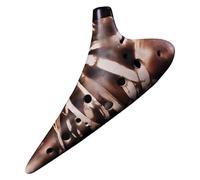 Ocarinas Ocarina Sf Tune de 12 agujeros, instrumento de juego de Ocarina de entrenamiento profesional de cerámica, adecuado for estudiantes principiantes y adultos Clásico