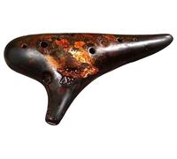 Ocarinas Ocarinas 12 hoyos Alto F Af Profesional for principiantes Ahumado 12 hoyos Autoestudiocarinas Performance Clásico (Color : Red, Size : 24 * 14 * 5cm)