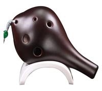 Ocarinas Ocarinas 6 agujeros Ac Alto C Ocarina instrumento for principiantes hecho a mano adecuado for estudiantes músicos Clásico(Brown)