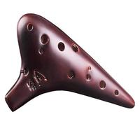 Ocarinas Ocarinas ahumadas 12 agujeros Soprano F Ocarina instrumento de juego rendimiento agujero de dedo diseño de ranura principiante enseñanza de juego Clásico