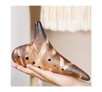 Ocarinas Ocarinas Ocarina portátil Alto F de 12 agujeros adecuada for principiantes y adultos tocando instrumentos profesionales Clásico (Color : Noir, Size : 24 * 14cm)