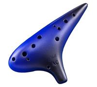 ocarinas Ocarinas Principiante Ahumado Profesional Hecho A Mano 12 Hoyos Ac Ocarina Instrumento Adecuado for Estudiantes Músicos Colecciona (Color : Blu, Size : 18 * 10 * 5cm)