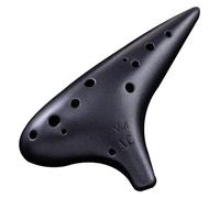 ocarinas Ocarinas Principiante Ahumado Profesional Hecho A Mano 12 Hoyos Ac Ocarina Instrumento Adecuado for Estudiantes Músicos Colecciona (Color : Noir, Size : 18 * 10 * 5cm)