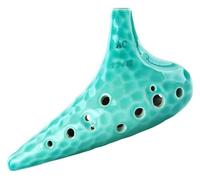 ocarinas Ocarinas12 agujeros Ice Crack Ocarina instrumento de juego for músico adulto profesional Ocarina regalo de cumpleaños Colecciona (Color : Green, Size : 18.3 * 10.5 * 5cm)