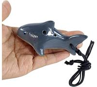 Ocarinas, Principiante for aprender Tweeter de 4 orificios Ocarina pequeña de cerámica, Dibujos animados creativos Instrumentos de viento de entretenimiento en forma de animal marino, Regalo único(1)