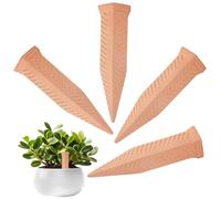 Ocastuted Picos de Autoriego - Dispositivos de Riego Automatizado para Plantas | 4 Piezas de Irrigación en Terracota Hidratación por Goteo de Liberación Lenta para Macetas Jardineras Césped