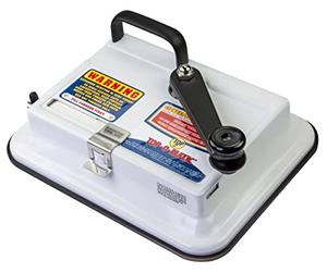 OCB 16971 Top-o-Matic - Máquina para rellenar cigarrillos, cromo, blanco, 17 x 17 x 8 cm