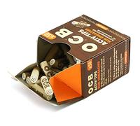 OCB 18656 ActivTips Slim - Filtros de carbón activo virgen de 7 mm con tapas de cerámica (1 paquete de 50 unidades, papel)