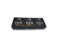 OCB Black Premium King Size Slim Rolling Papers Papel de fumar Papeles de cigarrillos Papeles de fumar Paquete de 150 folletos from SUDESH ENTERPRISES