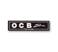OCB Black Premium King Size Slim Rolling Papers Papel de fumar Papeles de cigarrillos Papeles de fumar Paquete de 1 folleto from SUDESH ENTERPRISES