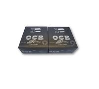 OCB Black Premium King Size Slim Rolling Papers Papel de fumar Papeles de cigarrillos Papeles de fumar Paquete de 100 folletos from SUDESH ENTERPRISES
